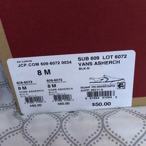 NEW - WITH TAGS - IN BOX checkered slip on vans